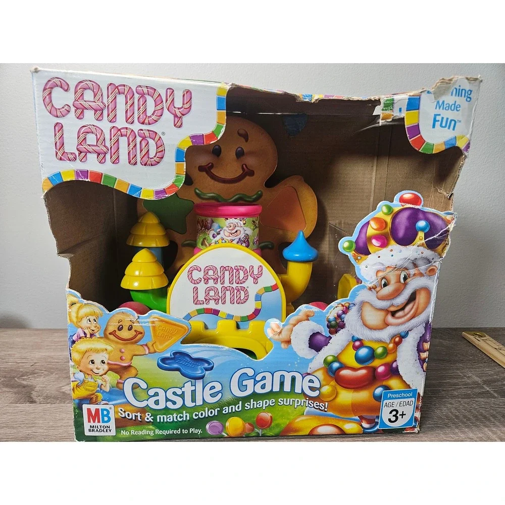 Candyland Castle Game Complete w/ Box Rare 2007 Milton Bradley